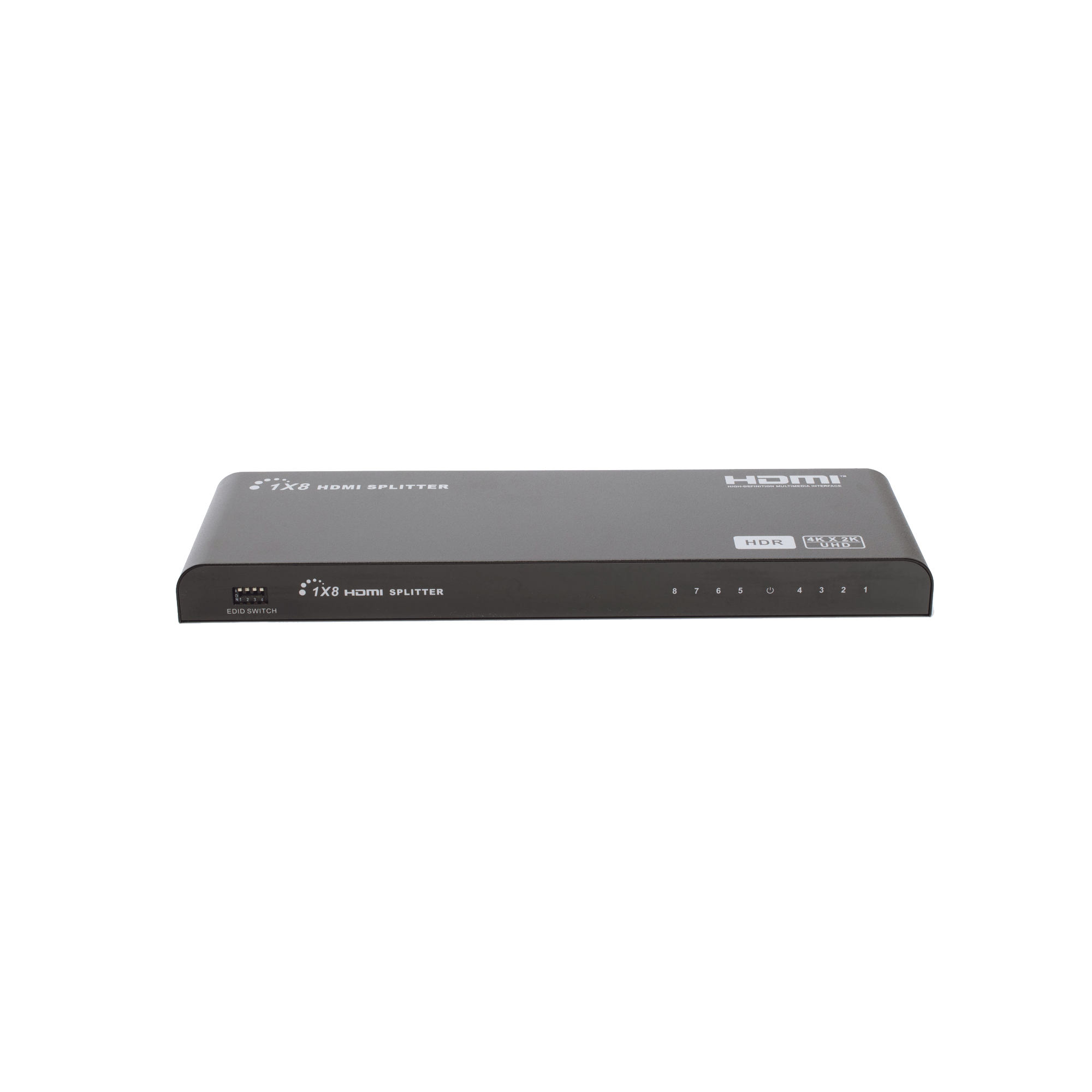 Divisor (Splitter) HDMI 4K de 1 Entrada a 8 Salidas (Simultaneas) / Soporta 4K×2K / Ajuste de resoluciones EDID / HDR / HDMI 2.0 / HDCP 2.2 / Permite mezclar pantallas en 4K y 1080P Divisor (Splitter) HDMI 4K de 1 Entrada a 8 Salidas (Simultaneas) / Soporta 4K×2K / Ajuste de resoluciones EDID / HDR / HDMI 2.0 / HDCP 2.2 / Permite mezclar pantallas en 4K y 1080P